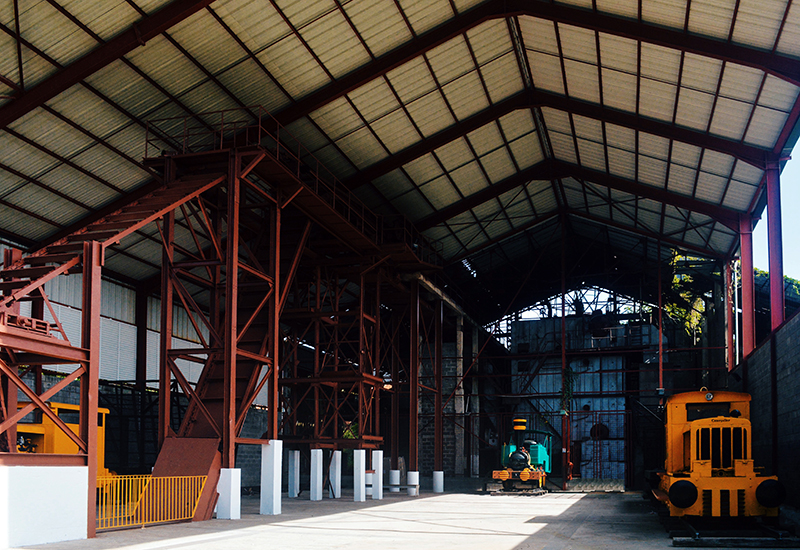 Beauport - Port Louis. Bagasse warehouse   